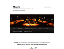 Tablet Screenshot of misame.org